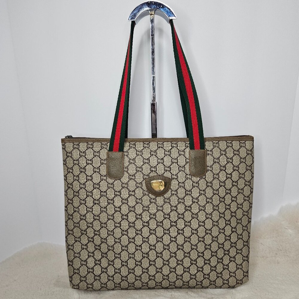 Gucci Monogram G-Plus line Tote